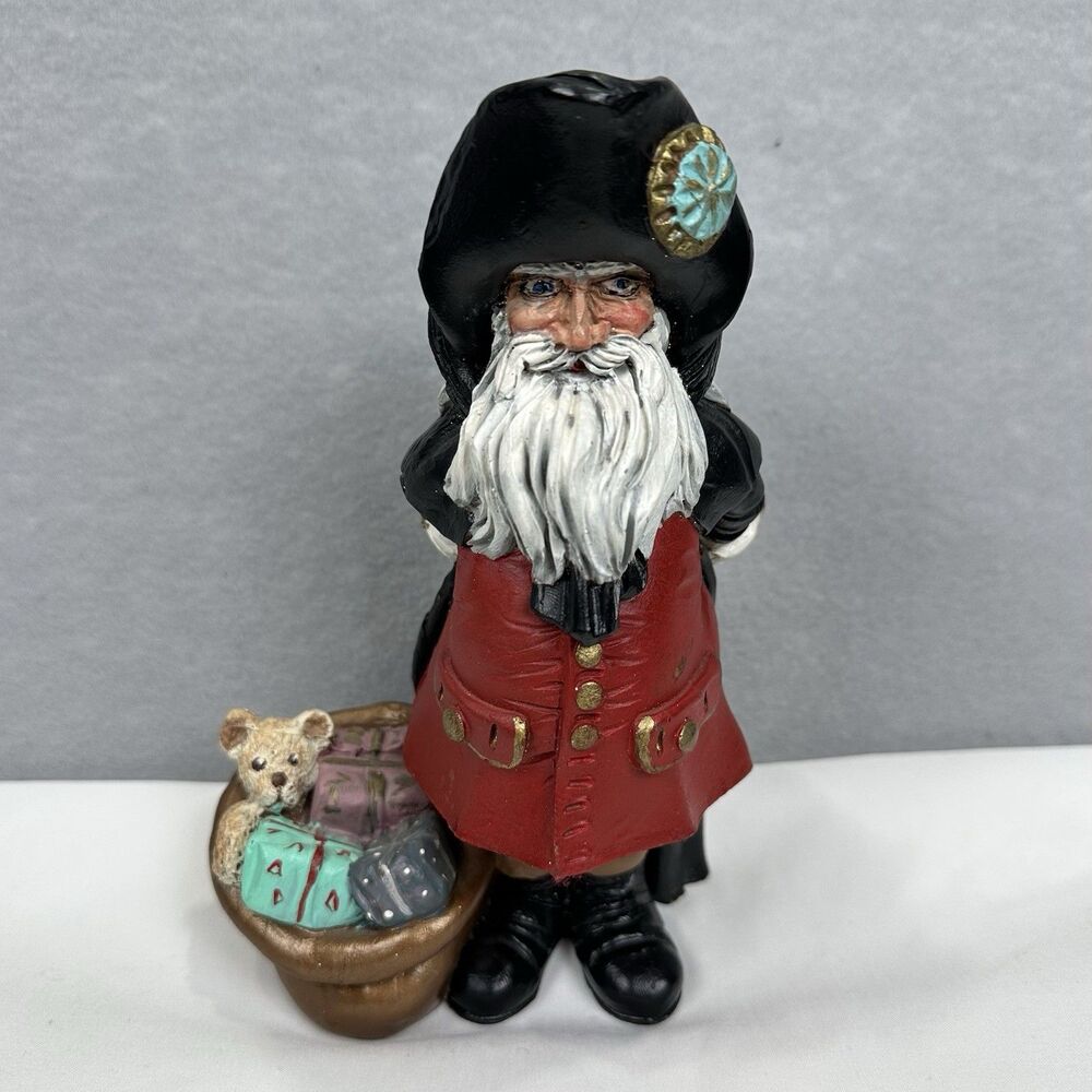Vintage Pirate Santa Clause‎ Figure 1987 English Christmas Statue Painted 8’